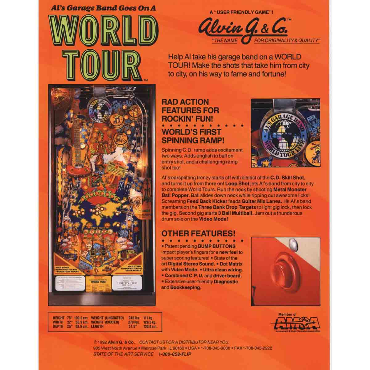 Al's Garage Band Pinball Machine Elite Home Gamerooms