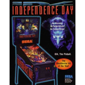 Independence Day Pinball Machine Flyer