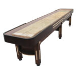 The Majestic Shuffleboard Table Walnut 14 Foot 1