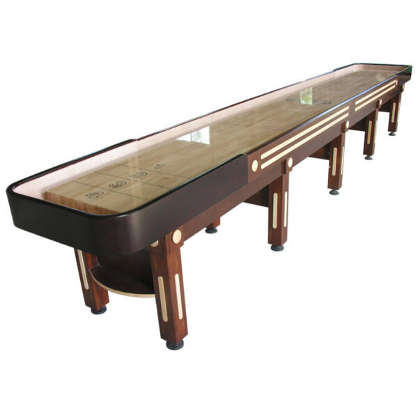 The Majestic Shuffleboard Table Walnut 18 Foot