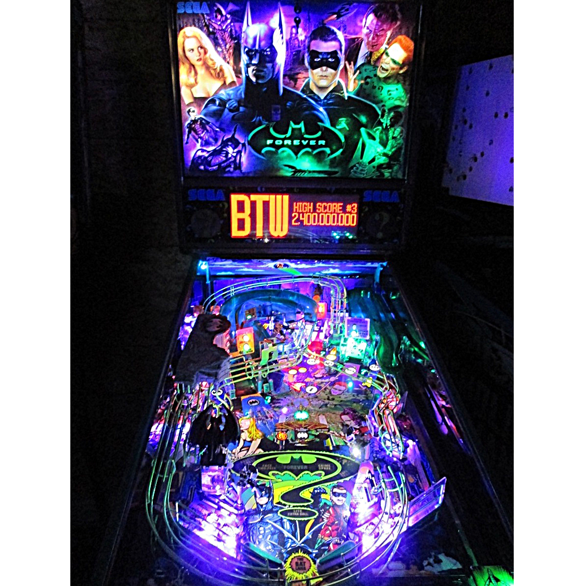Batman Forever Pinball Machine Elite Home Gamerooms