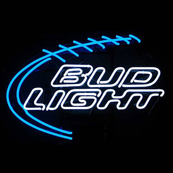 bud light neon light