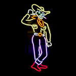 Vegas Cowboy Neon Sign