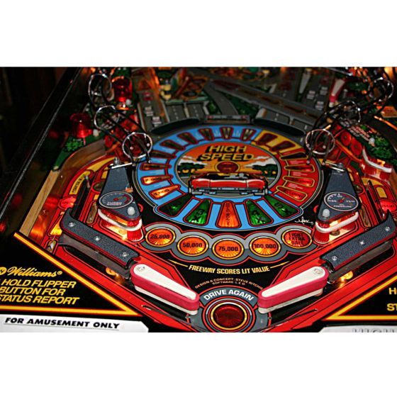 High Speed Pinball Machine Elite Home Gamerooms