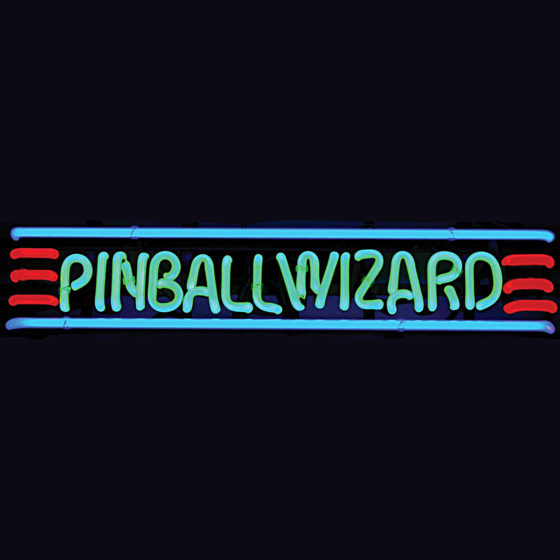 Pinball Wizard Neon Sign Elite Home Gamerooms