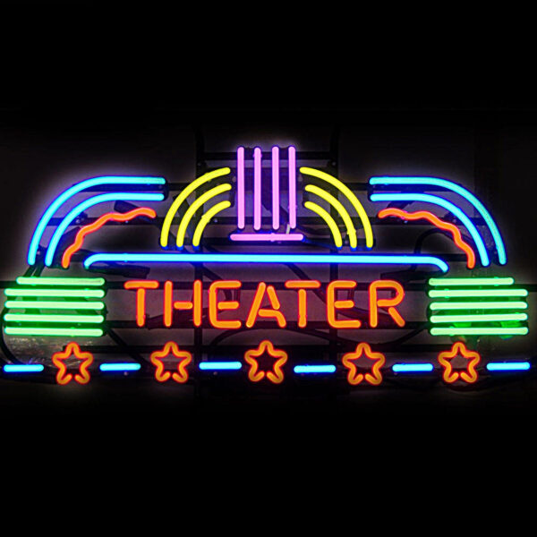 Theater Neon Sign