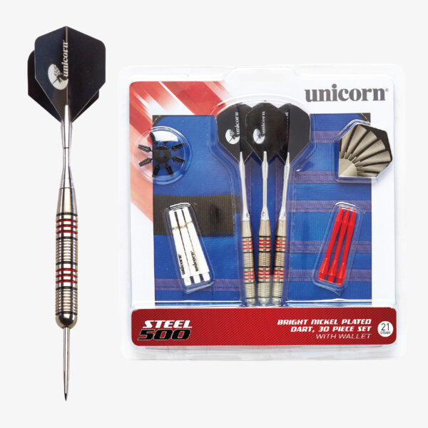 Unicorn Steel Tipped 500 Dart Set
