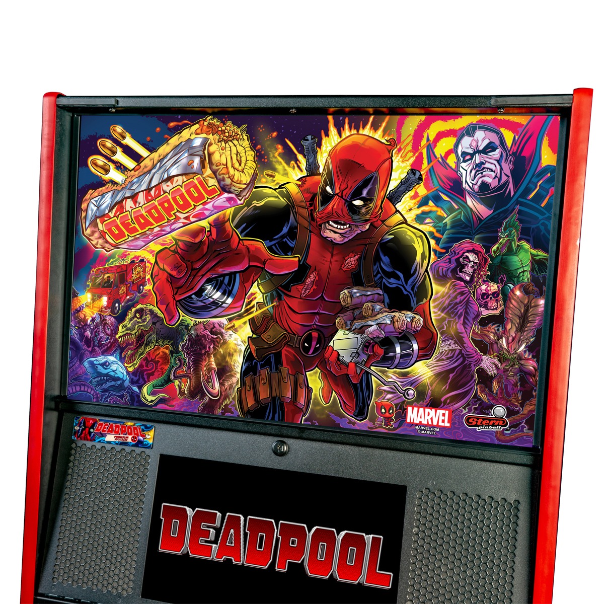 Deadpool Premium Pinball Machine Elite Home Gamerooms