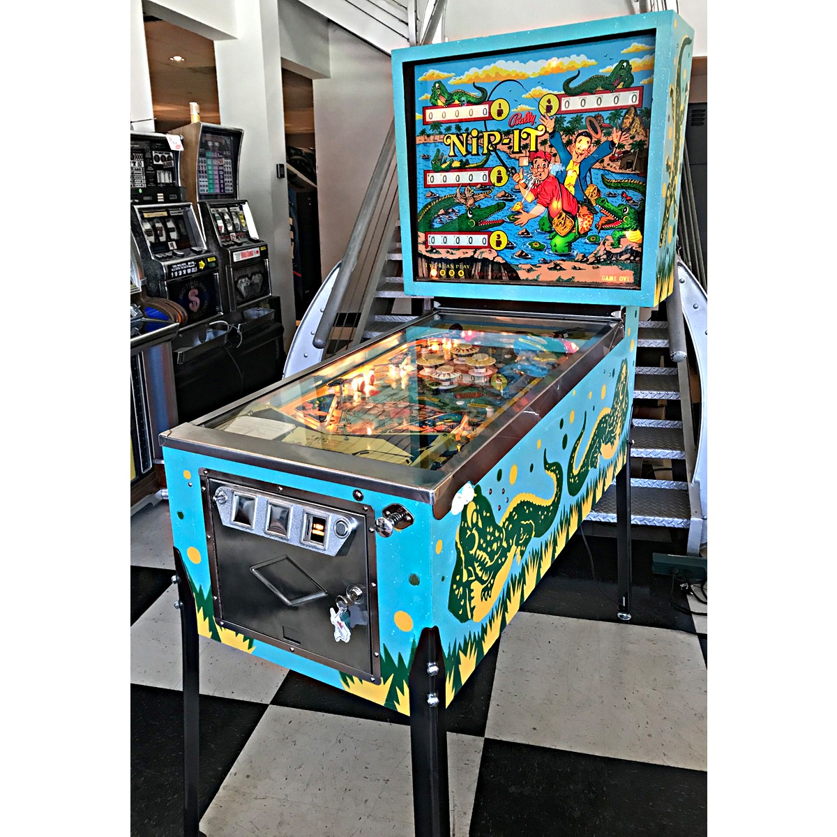 Nip It Pinball Machine by Bally Elite Home Gamerooms