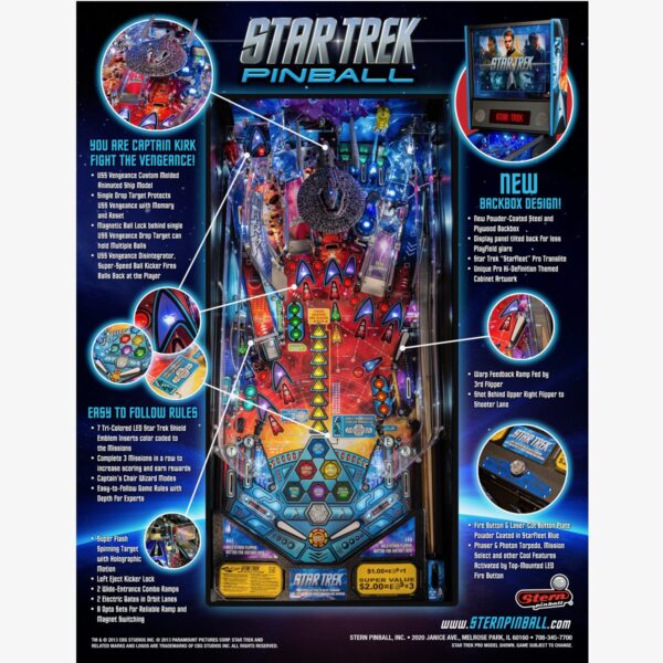 Star Trek Pro Pinball Machine
