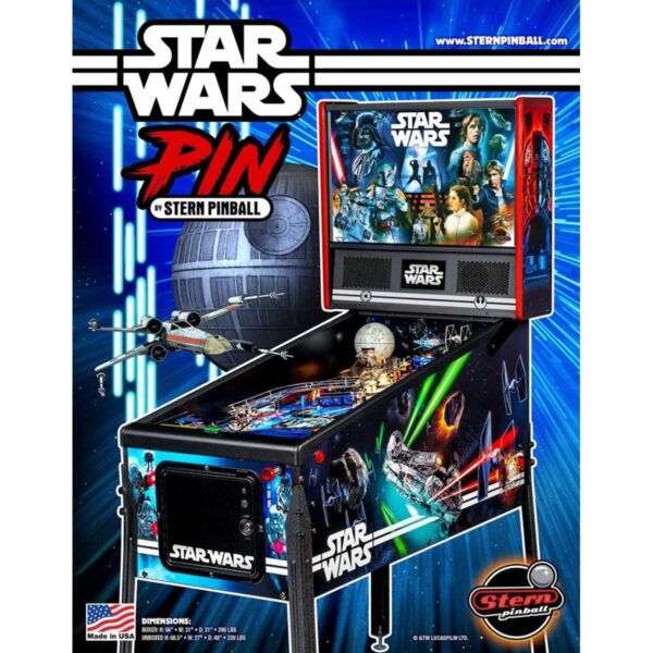 Star Wars PIN Pinball Machine Flyer