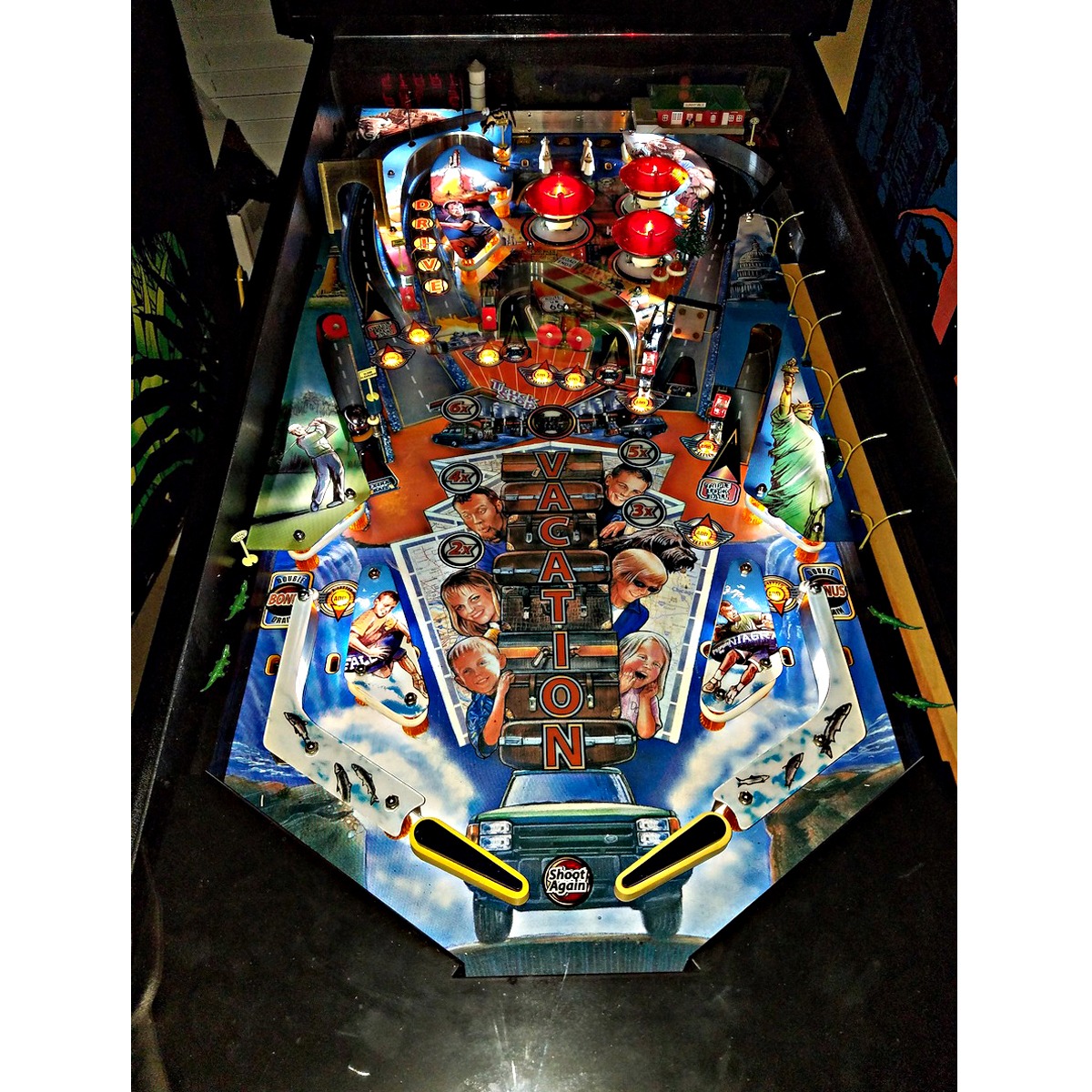 Vacation America Pinball Machine Elite Home Gamerooms
