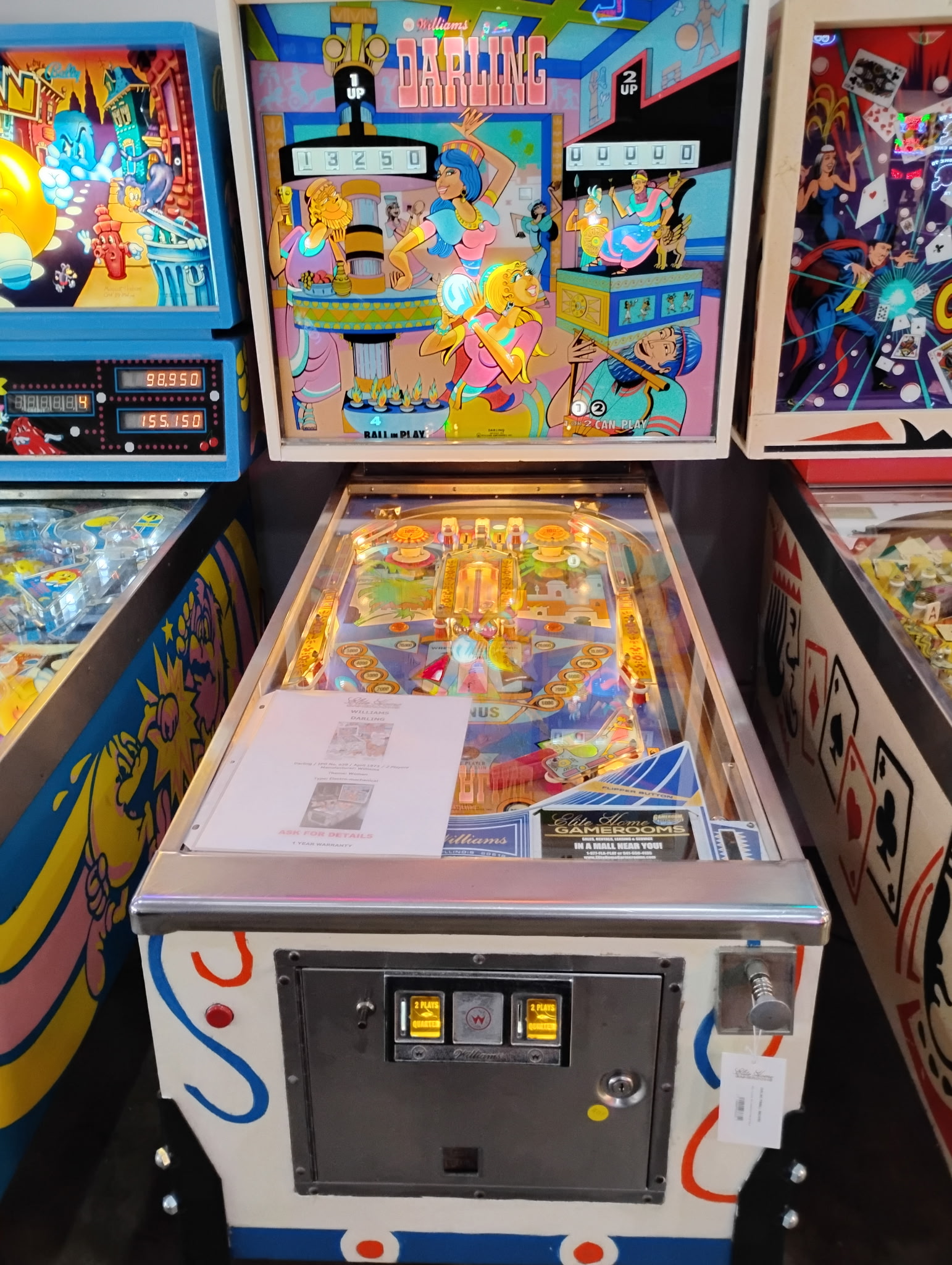 Tangled Pinball Machine Darling Pinball Machine - Elite Home Gamerooms | Order Now!