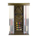 Deluxe Wall Cue Rack Cappuccino