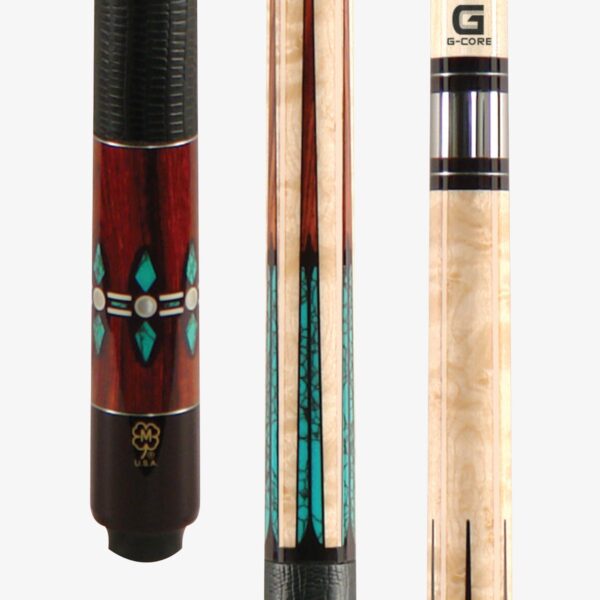 McDermott Pool Cues - 6 Point Turquoise