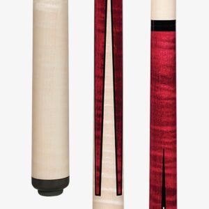 Pechauer Pool Cues - Wine Stained Curly Maple 1