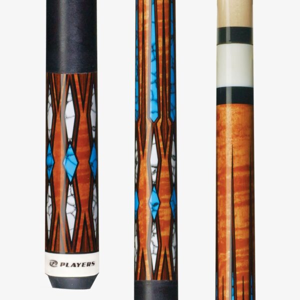 Players Pool Cues - Blue Recon Diamonds