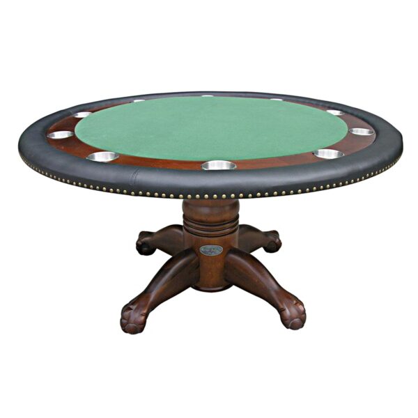 Poker Table - 60" Dark Walnut 1