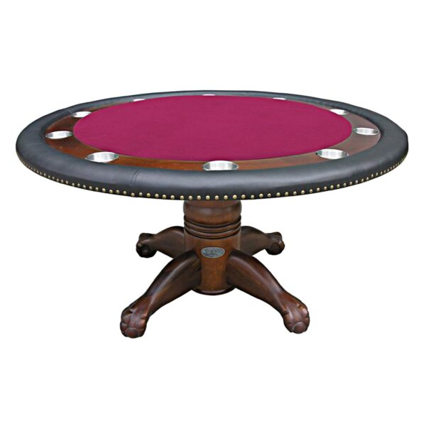 Poker Table - 60" Dark Walnut 4