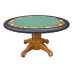 Poker Table - 60" Oak 1