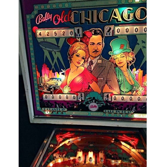 Old Chicago Pinball Machine Elite Home Gamerooms