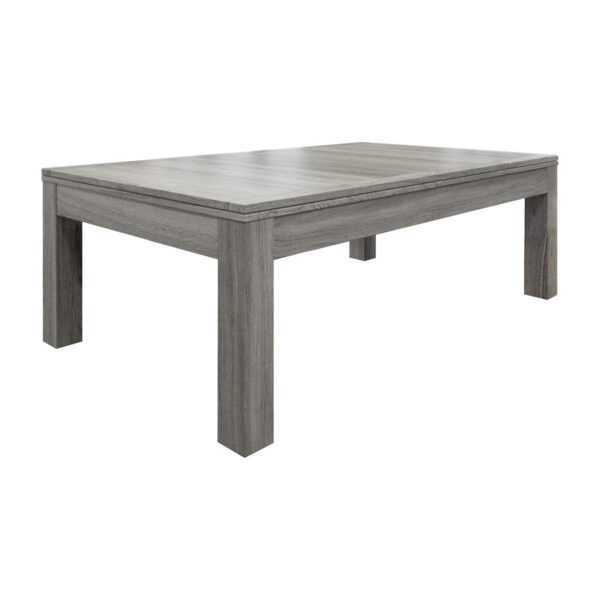 Penelope II Pool Table - Silver Mist with dining top