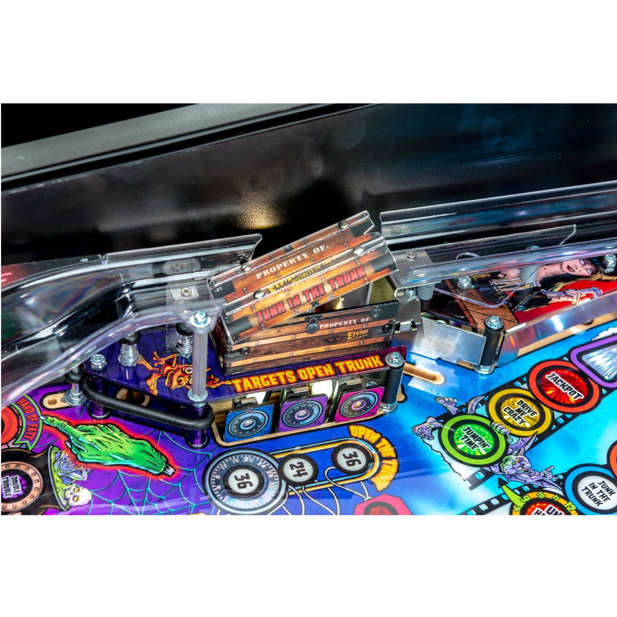 Elvira's House of Horrors Premium Pinball Machine Elite Home Gamerooms