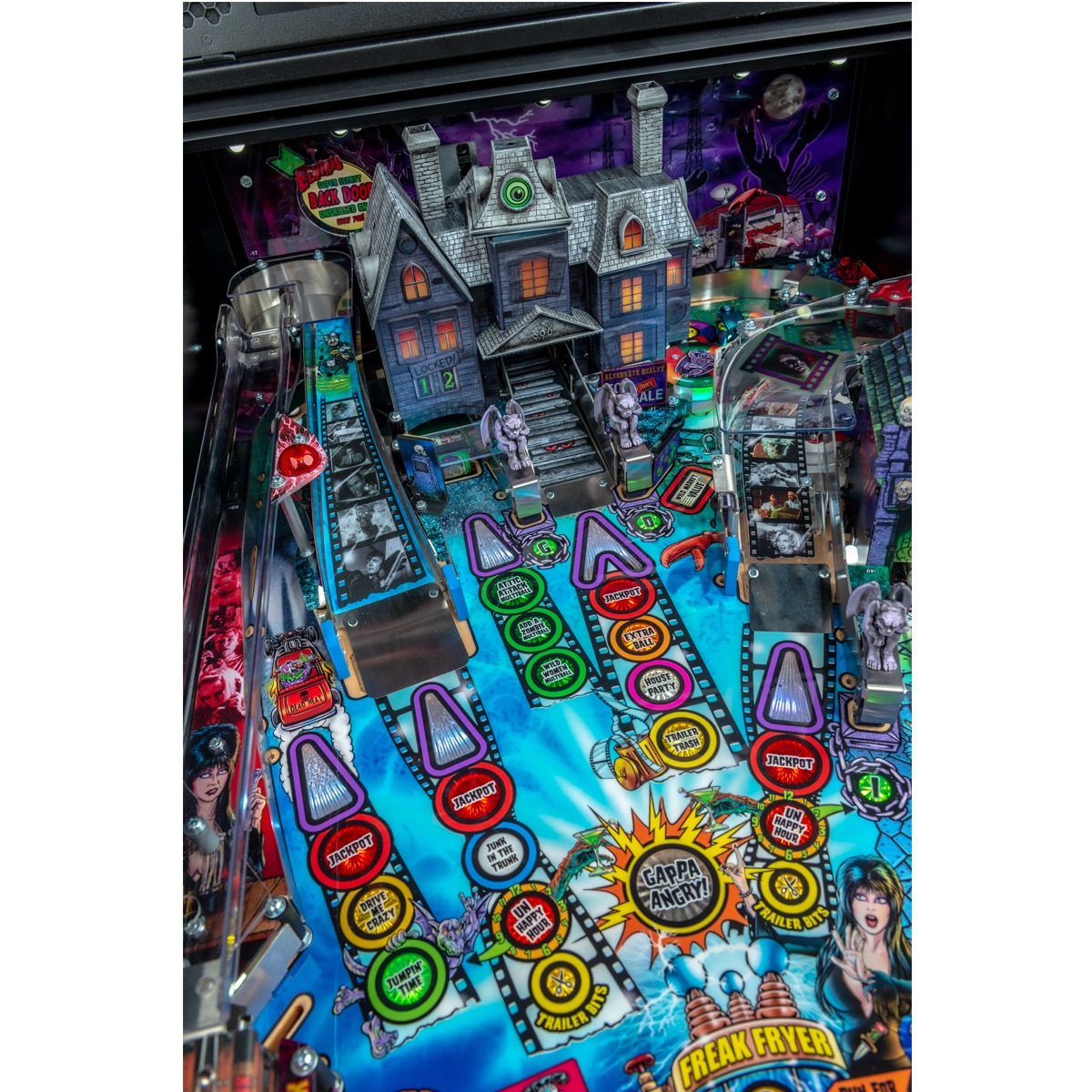 Elvira's House of Horrors Premium Pinball Machine Elite Home Gamerooms