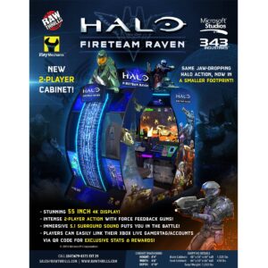 Halo Fireteam Raven Arcade Flyer