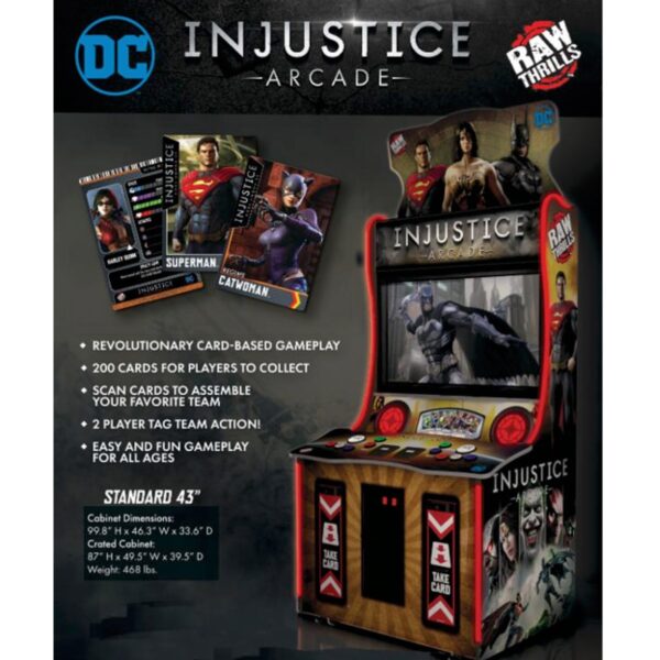 Injustice Arcade Flyer 600x600 - DC Injustice Arcade
