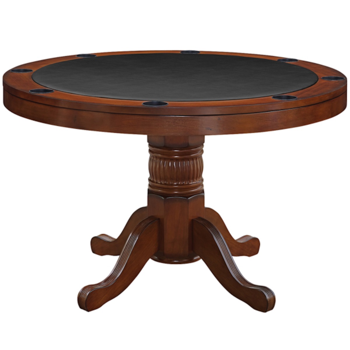 Poker Table 48" Chestnut Elite Home Gamerooms