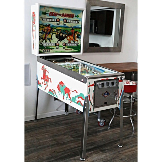 Bow and Arrow Pinball Machine Elite Home Gamerooms