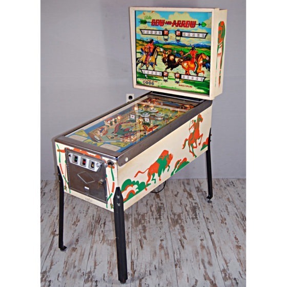 Bow and Arrow Pinball Machine Elite Home Gamerooms