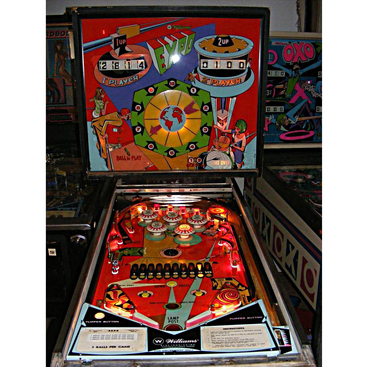 Expo Pinball Machine by Williams - Elite Home Gamerooms | Order Now!