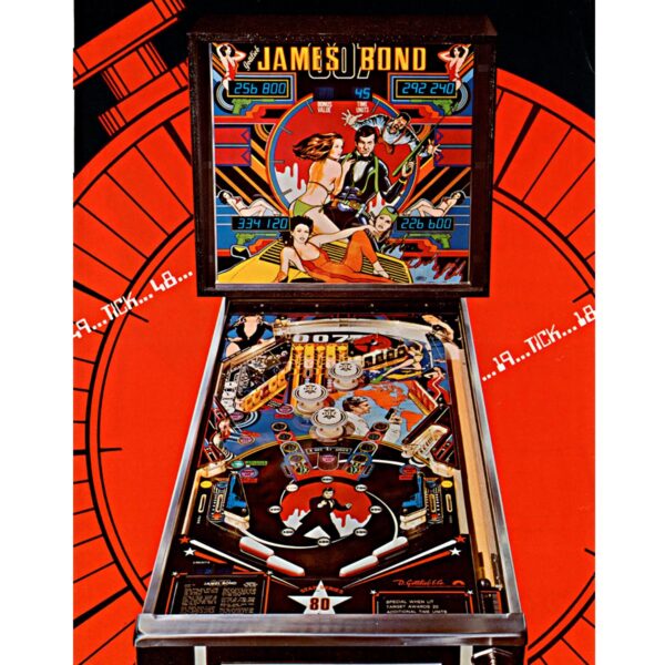 James Bond 007 Pinball Machine Gottlieb 1980