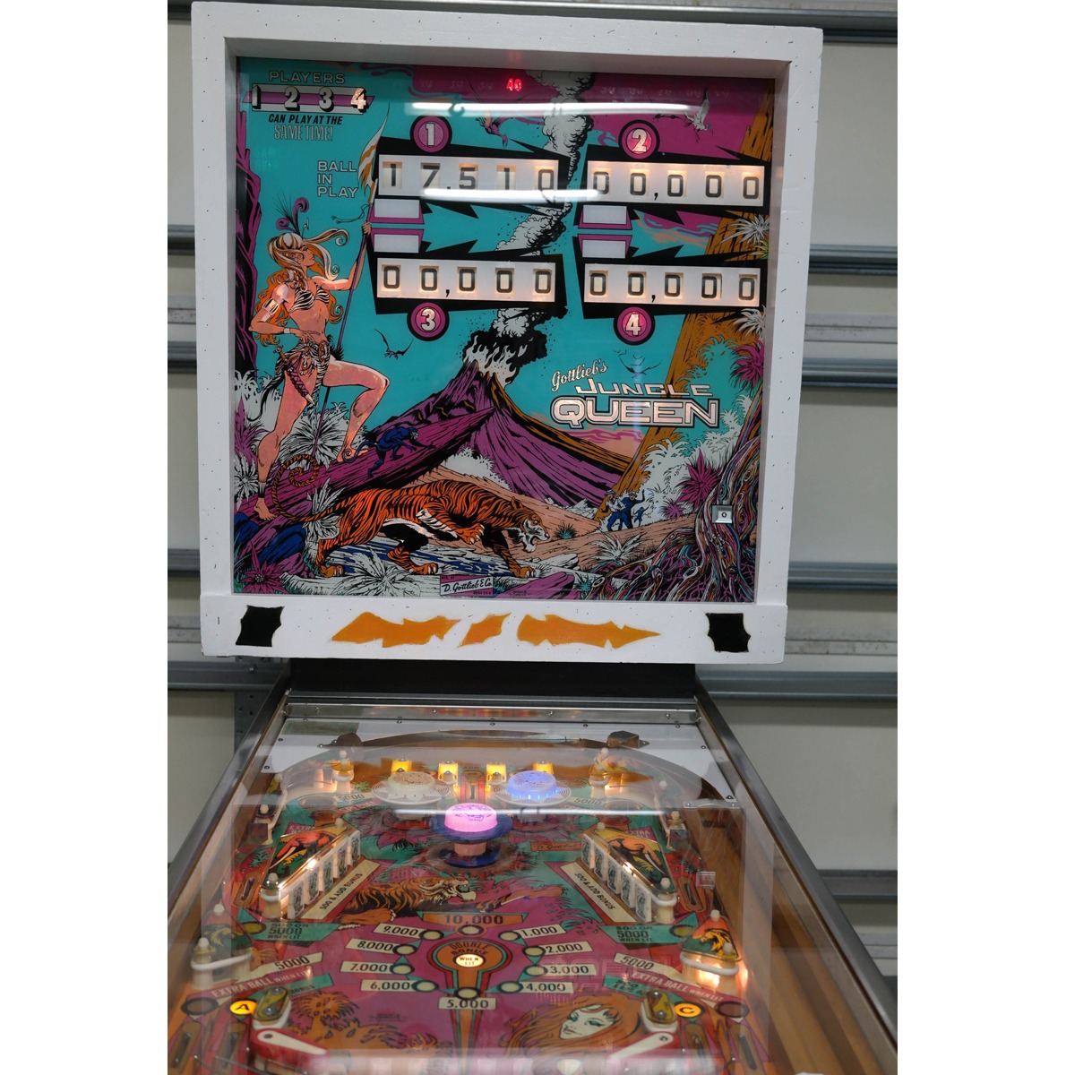 Jungle Queen Pinball Machine Elite Home Gamerooms