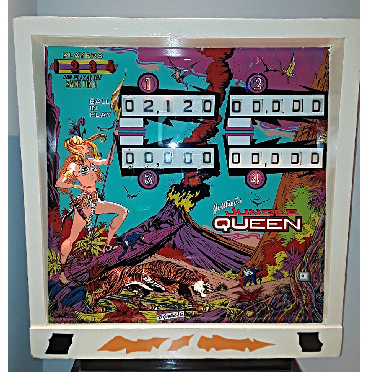Jungle Queen Pinball Machine Elite Home Gamerooms