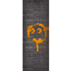 Pac-Man Orange Ghost Tapestry – Clyde