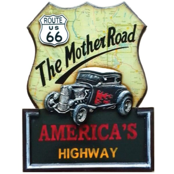 Route 66 The Mother Road Wall Art