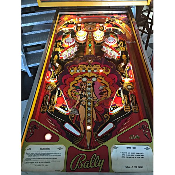 Mata Hari Pinball Machine by Bally