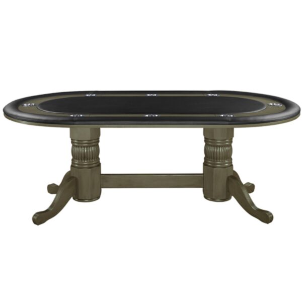 Texas Hold Em Poker Table with Dining Top - Slate 2