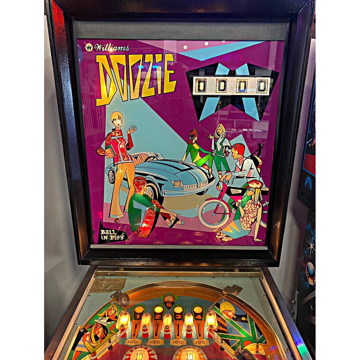 Doozie Pinball Machine by Williams Elite Home Gamerooms