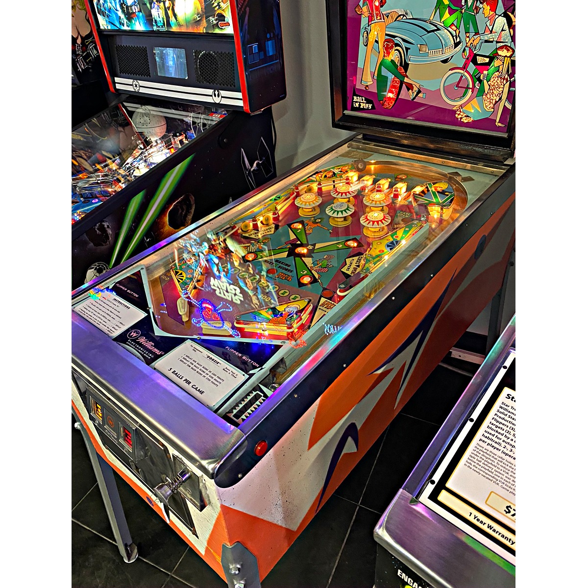 Doozie Pinball Machine by Williams Elite Home Gamerooms