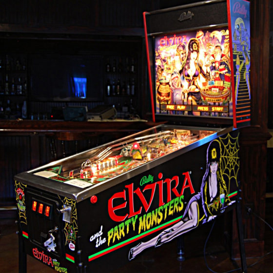 Elvira and the Party Monsters Pinball Machine Elite Home Gamerooms