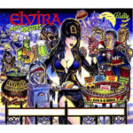 Elvira and the Party Monsters Pinball Backglass