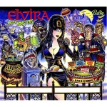 Elvira and the Party Monsters Pinball Backglass Elvira and the Party Monsters Pinball Backglass