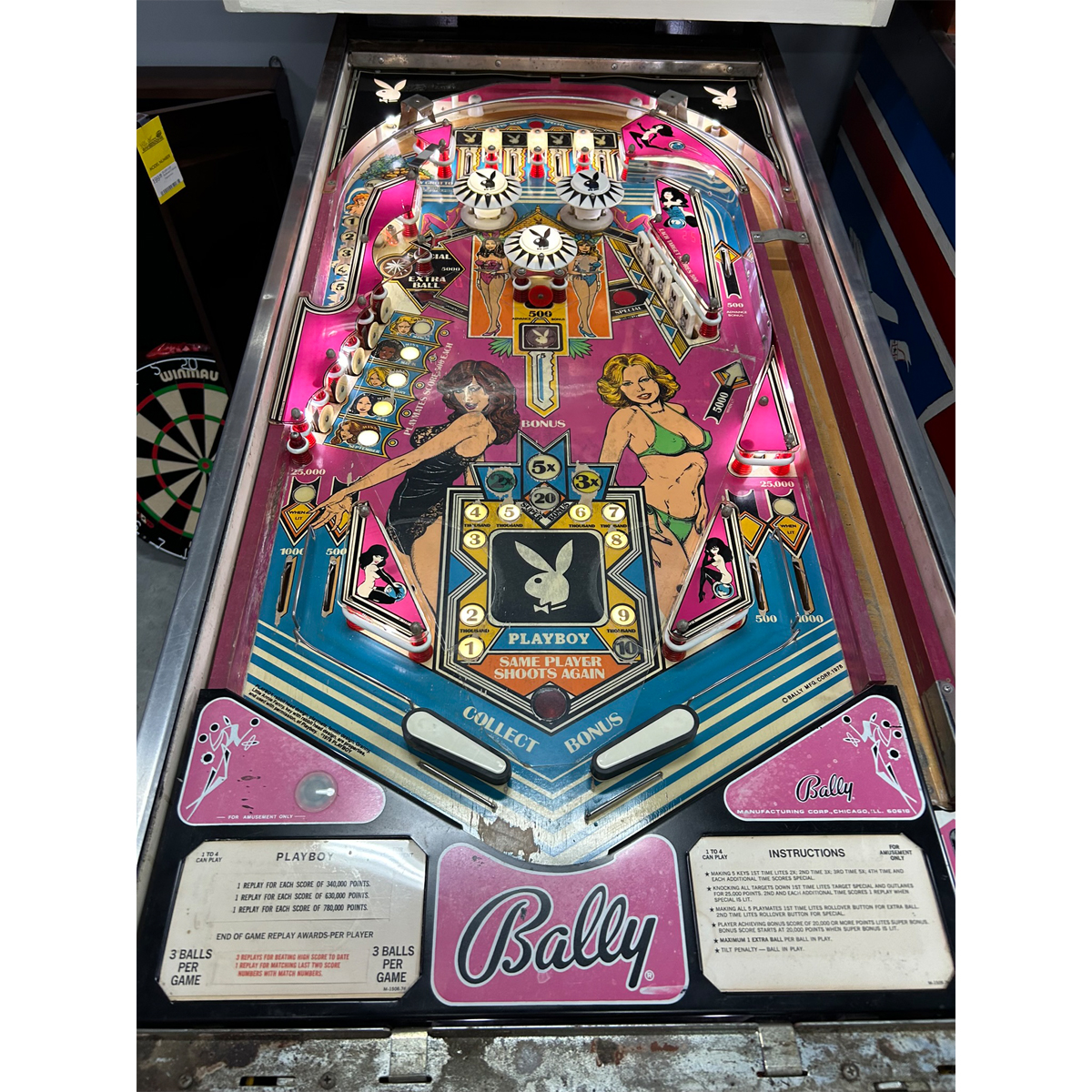 Bally Playboy Pinball Machine 6