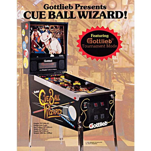 Cue Ball Wizard Pinball Machine