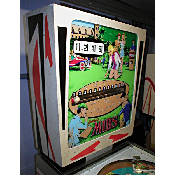 MIBS Pinball Machine Gottlieb 1969