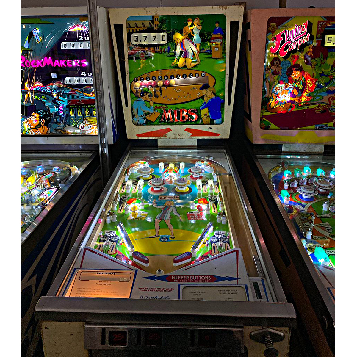 MIBS Pinball Machine Elite Home Gamerooms